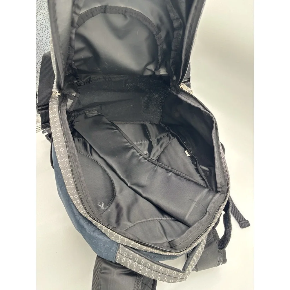 Warrior Lacrosse Gear Backpack Equipment Bag Navy Gray Helmet Stick Storage